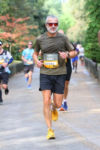 Running at the Royal Parks Half, London